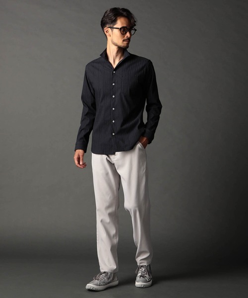 NICOLE CLUB FOR MEN(ニコルクラブフォーメン)の「リバーシブルドビー スタンドカラーシャツ(シャツ/ブラウス・メンズ・ネイビー/ボルドー/チャコール・XX-LARGE/X-LARGE/LARGE/MEDIUM)」の15枚目の写真