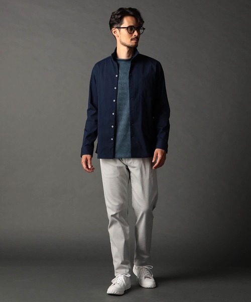NICOLE CLUB FOR MEN(ニコルクラブフォーメン)の「リバーシブルドビー スタンドカラーシャツ(シャツ/ブラウス・メンズ・ネイビー/ボルドー/チャコール・XX-LARGE/X-LARGE/LARGE/MEDIUM)」の16枚目の写真