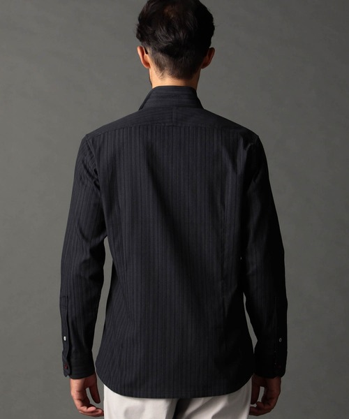 NICOLE CLUB FOR MEN(ニコルクラブフォーメン)の「リバーシブルドビー スタンドカラーシャツ(シャツ/ブラウス・メンズ・ネイビー/ボルドー/チャコール・XX-LARGE/X-LARGE/LARGE/MEDIUM)」の17枚目の写真