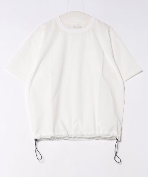 ATELANE(アテレーン)の「★ATELANE★アイスファブリック ルーズシルエット裾絞れるTee(その他トップス・メンズ・ホワイト・MEDIUM)」の1枚目の写真
