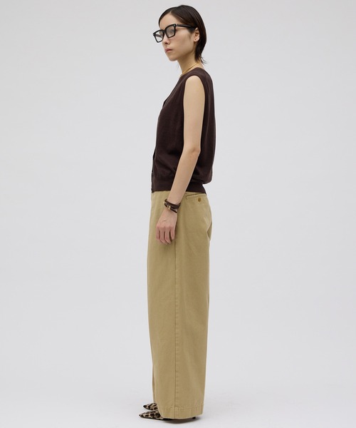 Whim Gazette(ウィムガゼット)の「【GEMINI】バイオチノパンツ(チノパンツ・レディース・ベージュ・36/38)」の5枚目の写真