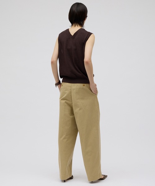 Whim Gazette(ウィムガゼット)の「【GEMINI】バイオチノパンツ(チノパンツ・レディース・ベージュ・36/38)」の6枚目の写真