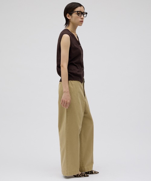 Whim Gazette(ウィムガゼット)の「【GEMINI】バイオチノパンツ(チノパンツ・レディース・ベージュ・36/38)」の7枚目の写真