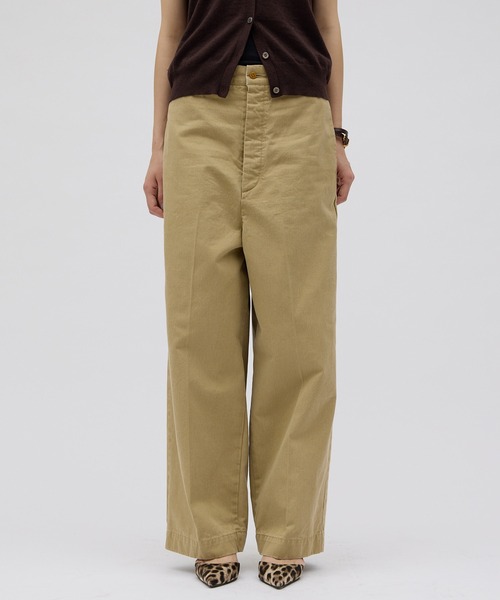 Whim Gazette(ウィムガゼット)の「【GEMINI】バイオチノパンツ(チノパンツ・レディース・ベージュ・36/38)」の2枚目の写真