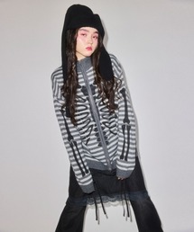 SAFETY PINS BONE KNIT ジャンパー