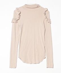LORO（ロロ）の「フリル長袖カットソー（Tシャツ/カットソー）」