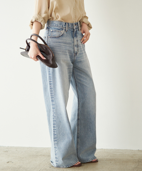 plage(プラージュ)の「《追加》vintage like デニムパンツ 2(デニムパンツ・レディース・ブルー系その他・38/36/34/32)」の11枚目の写真