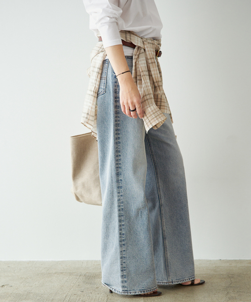 plage(プラージュ)の「《追加》vintage like デニムパンツ 2(デニムパンツ・レディース・ブルー系その他・38/36/34/32)」の14枚目の写真