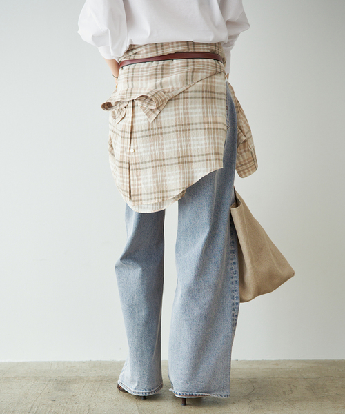 plage（プラージュ）の「《追加》vintage like デニムパンツ 2（デニムパンツ・レディース・ブルー系その他・38/36/34/32）」の6枚目の写真