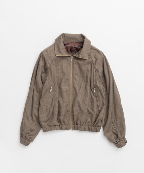 PRANK PROJECT（プランクプロジェクト）の「【2026Autumn Pre-Order】ウーステッドトラックジャケット / Worsted Track Jacket（ブルゾン・レディース・ネイビー/ブラウン/ベージュ・FREE）」の15枚目の写真