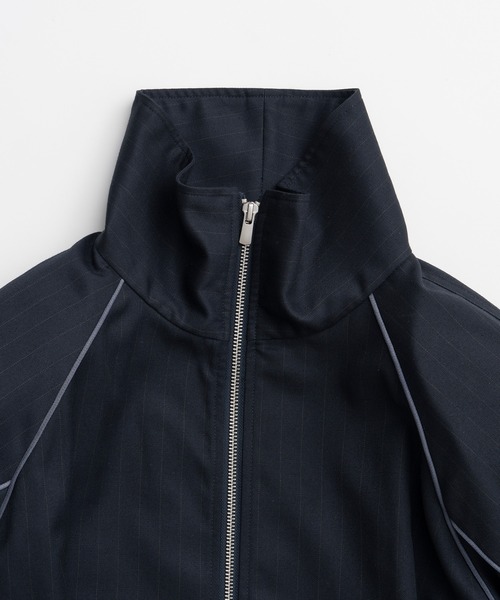 PRANK PROJECT（プランクプロジェクト）の「【2026Autumn Pre-Order】ウーステッドトラックジャケット / Worsted Track Jacket（ブルゾン・レディース・ネイビー/ブラウン/ベージュ・FREE）」の20枚目の写真