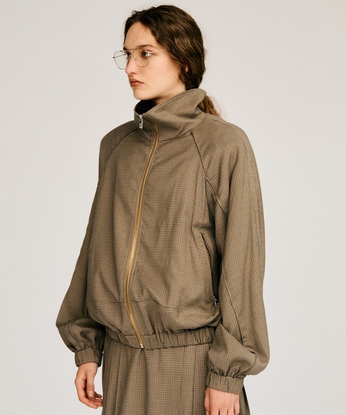 PRANK PROJECT（プランクプロジェクト）の「【2026Autumn Pre-Order】ウーステッドトラックジャケット / Worsted Track Jacket（ブルゾン・レディース・ネイビー/ブラウン/ベージュ・FREE）」の12枚目の写真