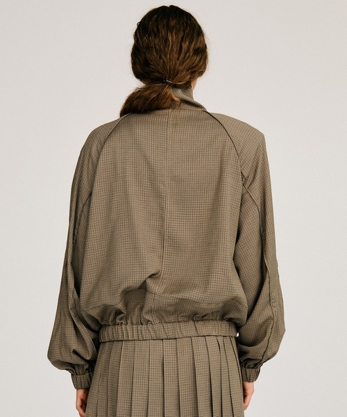 PRANK PROJECT（プランクプロジェクト）の「【2026Autumn Pre-Order】ウーステッドトラックジャケット / Worsted Track Jacket（ブルゾン・レディース・ネイビー/ブラウン/ベージュ・FREE）」の13枚目の写真
