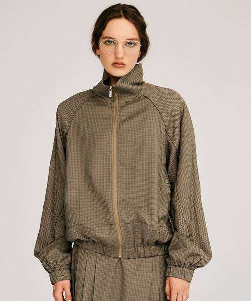 PRANK PROJECT（プランクプロジェクト）の「【2026Autumn Pre-Order】ウーステッドトラックジャケット / Worsted Track Jacket（ブルゾン・レディース・ネイビー/ブラウン/ベージュ・FREE）」の11枚目の写真