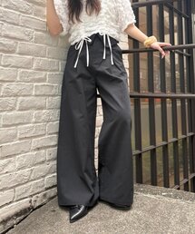 w closet | 折り返しタックパンツ(その他パンツ)