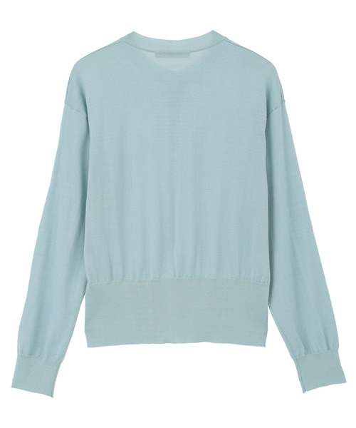 martinique(マルティニーク)の「エッセンシャルカーディガン(アンサンブル可)(カーディガン/ボレロ・レディース・キャメル/サックスブルー/ネイビー・FREE)」の12枚目の写真