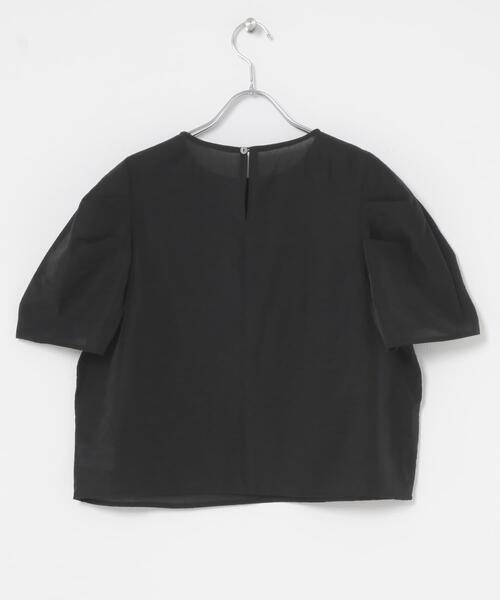 URBAN RESEARCH ROSSO WOMEN（アーバンリサーチ　ロッソ）の「『WEB限定』フォルムスリーブシアーブラウス（シャツ/ブラウス・レディース・ボルドー/ホワイト/ブラック・FREE）」の22枚目の写真