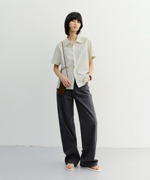 UNISEX HOLIDAY STRIPED SHIRT_UDSH6B123_CREAM STRIPE