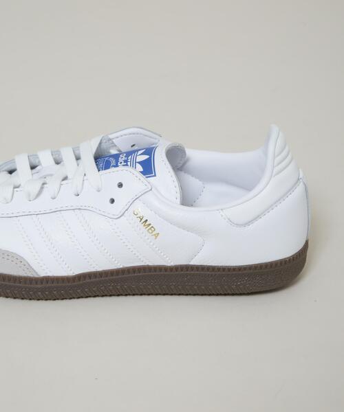 adidas(アディダス)の「adidas/SAMBA OG WHITE(スニーカー・レディース・ホワイト・25/24/23)」の3枚目の写真