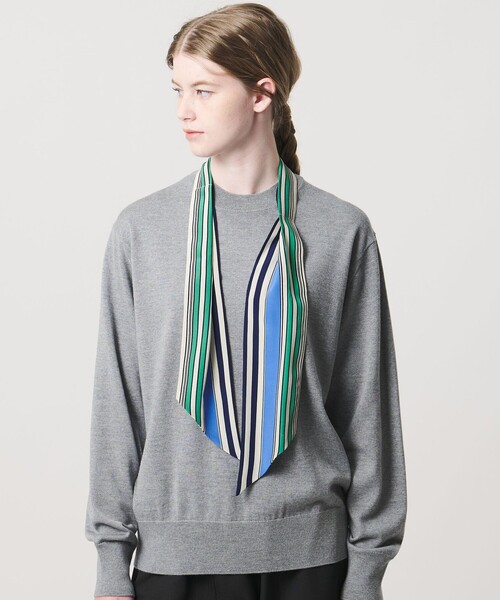 LOEFF(ロエフ)の「<LOEFF>スカーフ タイ UNISEX(バンダナ/スカーフ・レディース・モカ/ブラック/ロイヤルブルー・FREE)」の4枚目の写真