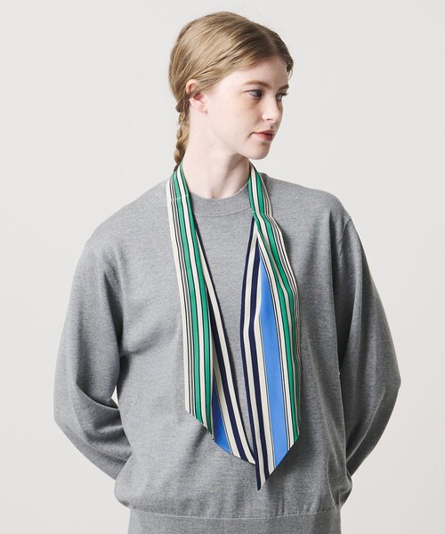 LOEFF(ロエフ)の「<LOEFF>スカーフ タイ UNISEX(バンダナ/スカーフ・レディース・モカ/ブラック/ロイヤルブルー・FREE)」の5枚目の写真