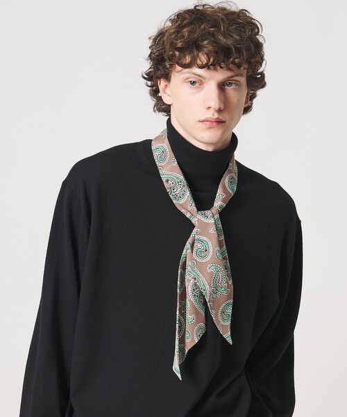 LOEFF(ロエフ)の「<LOEFF>スカーフ タイ UNISEX(バンダナ/スカーフ・レディース・モカ/ブラック/ロイヤルブルー・FREE)」の10枚目の写真