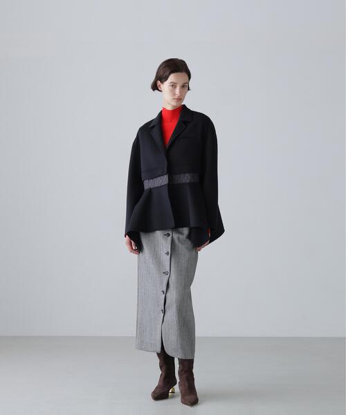 ADORE(アドーア)の「◆ソリッドウールリバージャケット(ブルゾン・レディース・ブラック/ベージュ・38)」の19枚目の写真
