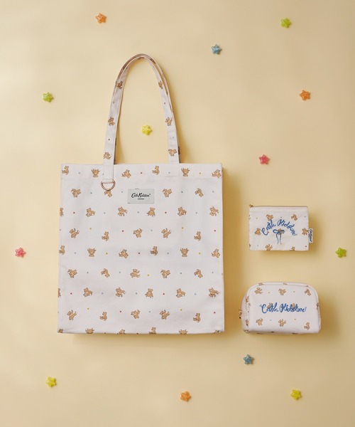 Cath Kidston(キャスキッドソン)の「スクエアトートバッグ(トートバッグ・レディース・ミント/サックスブルー/アイボリー・FREE)」の4枚目の写真