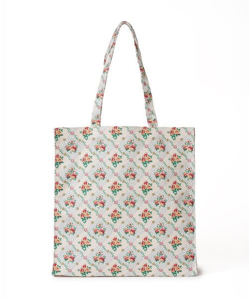 Cath Kidston(キャスキッドソン)の「スクエアトートバッグ(トートバッグ・レディース・ミント/サックスブルー/アイボリー・FREE)」の11枚目の写真