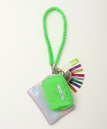 cheek（BAG）（チーク）の「ネオンカラーコードハンドル マルチチャームストラップ（ポーチ・フラグメントケース）（ポーチ）」