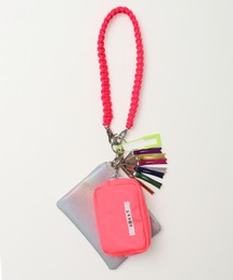 cheek（BAG）（チーク）の「ネオンカラーコードハンドル マルチチャームストラップ（ポーチ・フラグメントケース）（ポーチ）」