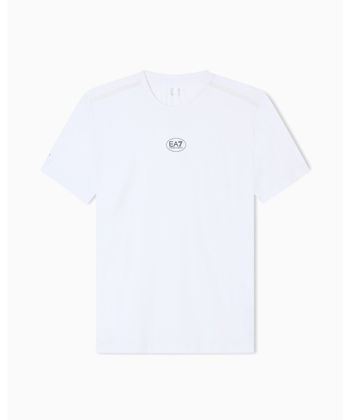 EMPORIO ARMANI EA7(エンポリオアルマーニイーエーセブン)の「<オンライン限定>【エンポリオ アルマーニ EA7】Tennis Pro クルーネックTシャツ VENTUS7テクニカルファブリック(Tシャツ/カットソー・メンズ・ライトグレー/ホワイト・MEDIUM/XX-LARGE/X-LARGE/SMALL)」の3枚目の写真