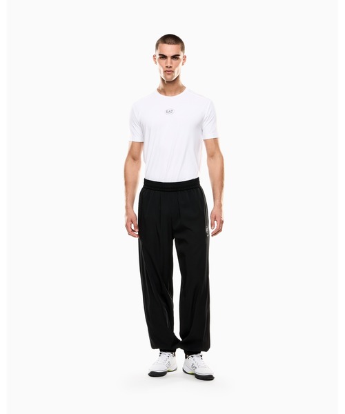 EMPORIO ARMANI EA7(エンポリオアルマーニイーエーセブン)の「<オンライン限定>【エンポリオ アルマーニ EA7】Tennis Pro クルーネックTシャツ VENTUS7テクニカルファブリック(Tシャツ/カットソー・メンズ・ライトグレー/ホワイト・MEDIUM/XX-LARGE/X-LARGE/SMALL)」の5枚目の写真