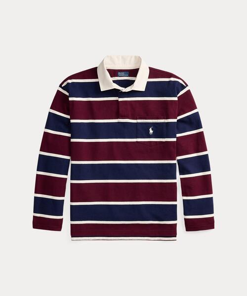POLO RALPH LAUREN(ポロ ラルフ ローレン)の「オーバーサイズ コットン ラグビー シャツ(その他トップス・レディース・レッド・M/S/XS/L)」の9枚目の写真