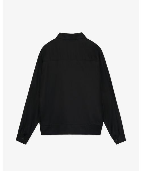 FRONT 11201（フロントワンワントゥーオーワン）の「11201 2-PLY Gab Jacket（ブルゾン・メンズ・ブラック・XL/L/M/S）」の2枚目の写真