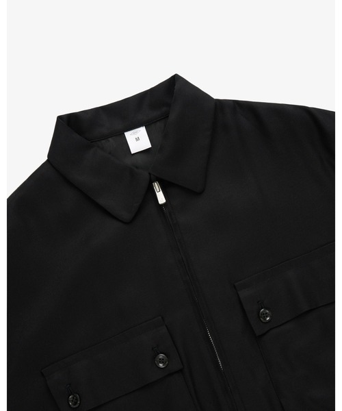 FRONT 11201（フロントワンワントゥーオーワン）の「11201 2-PLY Gab Jacket（ブルゾン・メンズ・ブラック・XL/L/M/S）」の3枚目の写真