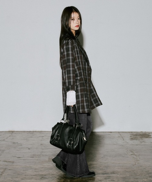 PAGEBOY（ページボーイ）の「センターラインフレアデニム（デニムパンツ・レディース・ブラック/ブルー・SMALL/MEDIUM）」の8枚目の写真