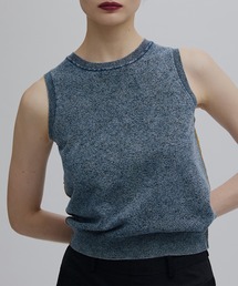 Ameri（アメリ）の「DENIM KNIT TANK TOP（タンクトップ）」
