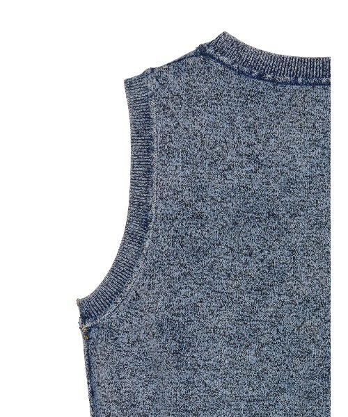 Ameri(アメリ)の「DENIM KNIT TANK TOP(タンクトップ・レディース・ブルー/ブラック・FREE)」の13枚目の写真