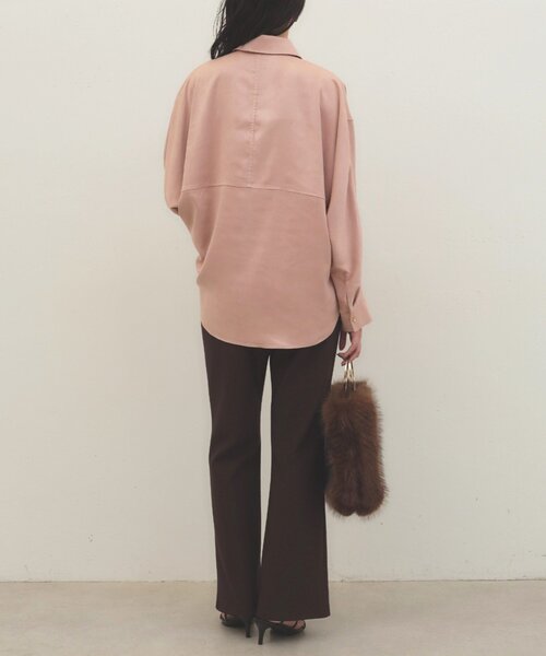LOUNGEDRESS(ラウンジドレス)の「《季節の変わり目から長く使える》ドルマンシャツ 秋服(シャツ/ブラウス・レディース・キャメル/ピンク/アイボリー・FREE)」の19枚目の写真