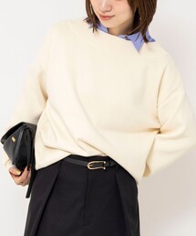 【WEB限定】ウォッシャブルダブルジップ2WAYニット