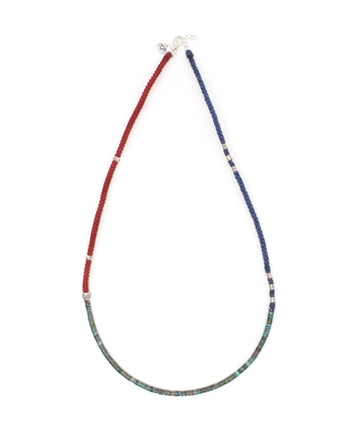 go slow caravan（ゴースローキャラバン）の「gscXカレン　クレイジーロングネックレス （ネックレス・メンズ・レッド/イエロー・FREE）」の2枚目の写真