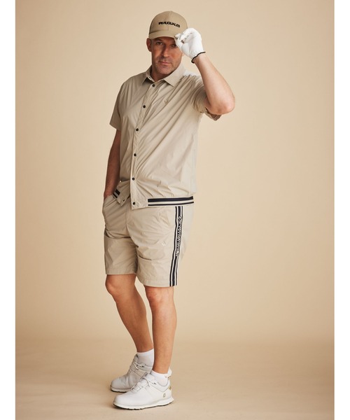 1PIU1UGUALE3 GOLF(ウノピゥウノウグァーレトレゴルフ)の「113 ADP GOLF HEM TAPE ACTIVE SHIRTS(シャツ/ブラウス・メンズ・ブラック/ベージュ・Ⅴ/Ⅳ)」の2枚目の写真