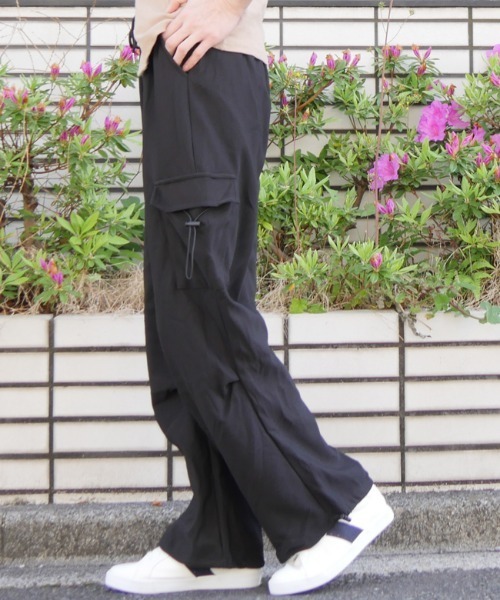 DISKEEN SURE(ディスキーンシュアー)の「ハイブリッド2WAY!スピンドル付膝タックカートジョガーパンツ(カーゴパンツ・レディース・ブラウン/ベージュ/ブラック/カーキ/グレー・FREE)」の9枚目の写真
