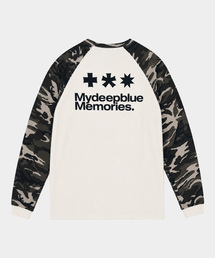 MMロゴ ワッフルラグランTシャツ(ベージュ)