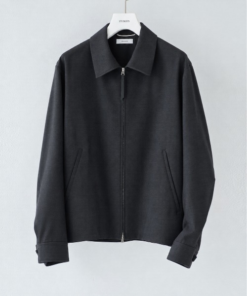 STUDIOUS(ステュディオス)の「【STUDIOUS】Wool Smart Sports Jacket(ブルゾン・メンズ・チャコールグレー/ブラウン/グレー・2/1/3)」の2枚目の写真