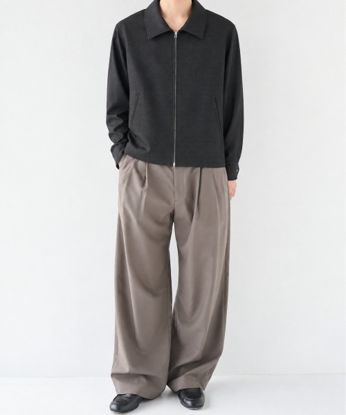 STUDIOUS(ステュディオス)の「【STUDIOUS】Wool Smart Sports Jacket(ブルゾン・メンズ・チャコールグレー/ブラウン/グレー・2/1/3)」の10枚目の写真