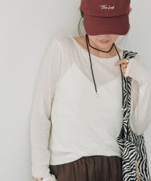 RIVE DROITE | シルクブレンドボートTee(秋服/冬服/オフィスカジュアル)(Tシャツ/カットソー)