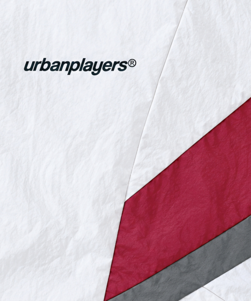 URBAN PLAYERS（アーバンプレイヤーズ）の「ベイノ 配色ウィンドブレイク (ホワイト)（ナイロンジャケット・レディース・その他・LARGE/MEDIUM/X-LARGE）」の6枚目の写真
