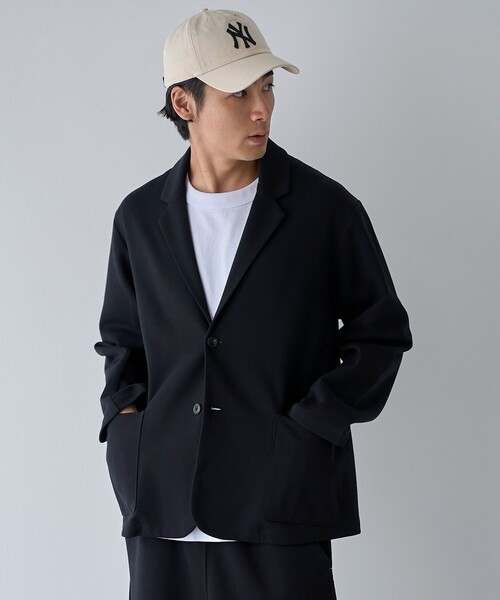 coen(コーエン)の「【抗菌防臭・防汚(食品汚れ)】クリーンプラステーラードジャケット(テーラードジャケット・メンズ・ブラック/ネイビー・XL/L/M)」の6枚目の写真